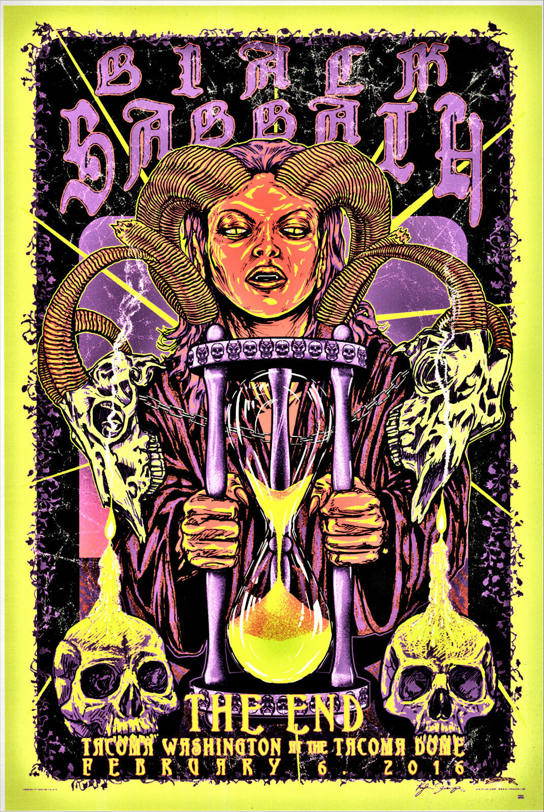 Black Sabbath CONCERT POSTER 12″x18″ Free shipping