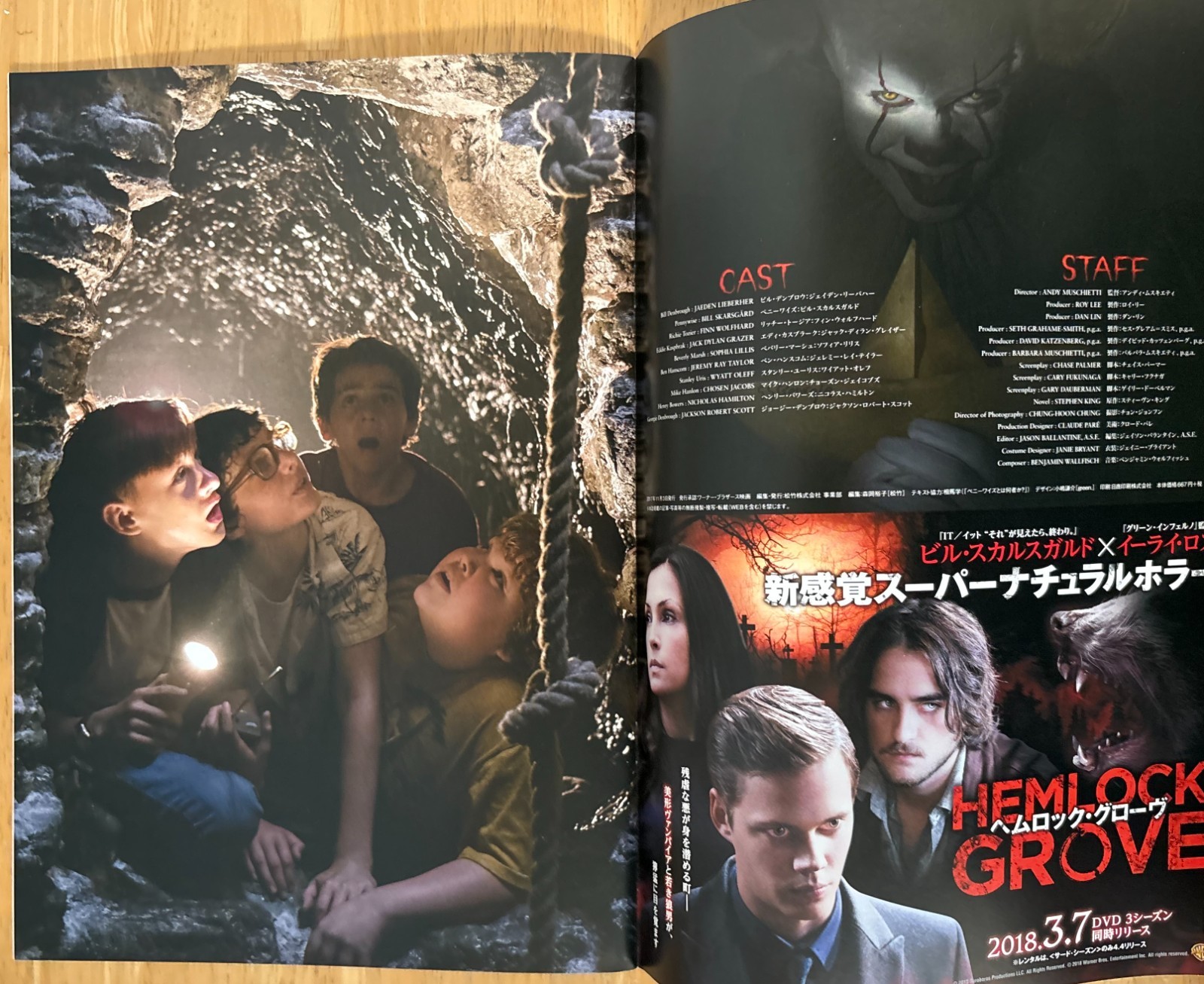 IT 2017 Japan Movie Program Andy Muschietti Bill Skarsgard Finn Wolfhard