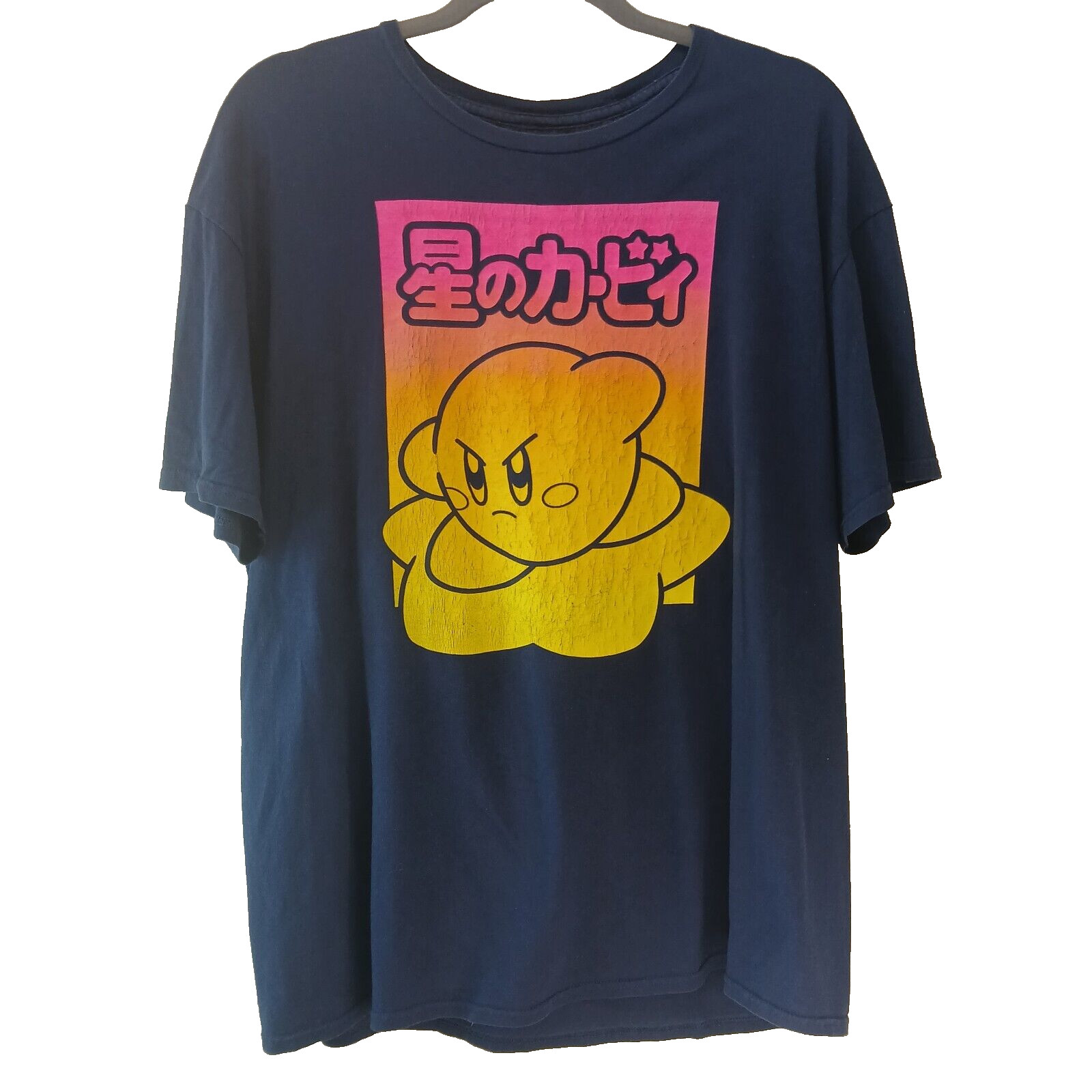 Kirby XL Graphic print Nintendo Tee Blue Men’s T-Shirt
