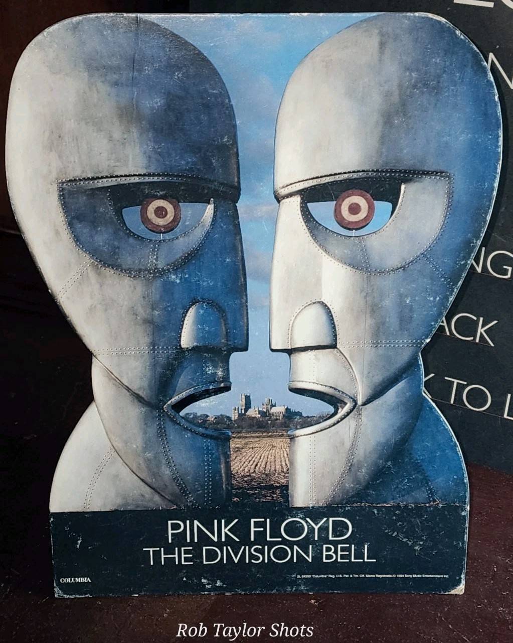 Rare 1994 PINK FLOYD The Division Bell Store Countertop Display Promo Standee VG