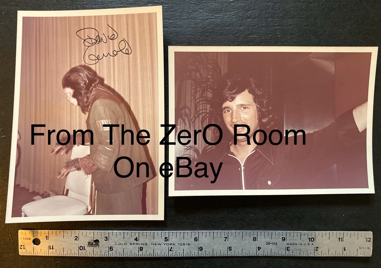 Star Trek 1973 DAVID GERROLD Signed Convention Photo LOT POTA PLANET OF THE APES
