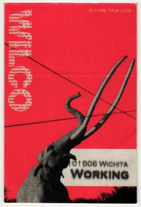 Vintage 2006 Wilco Concert Backstage Pass Working Wichita KS