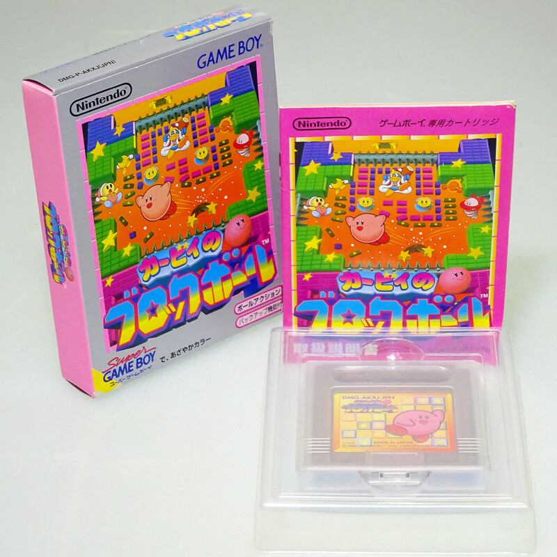 KIRBY BLOCK BALL GB Nintendo Game Boy GAMEBOY Japan Import look somewhat used