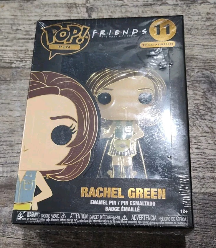Funko Large Enamel Pop! Pin – Friends – Rachel Green – 11 – NEW