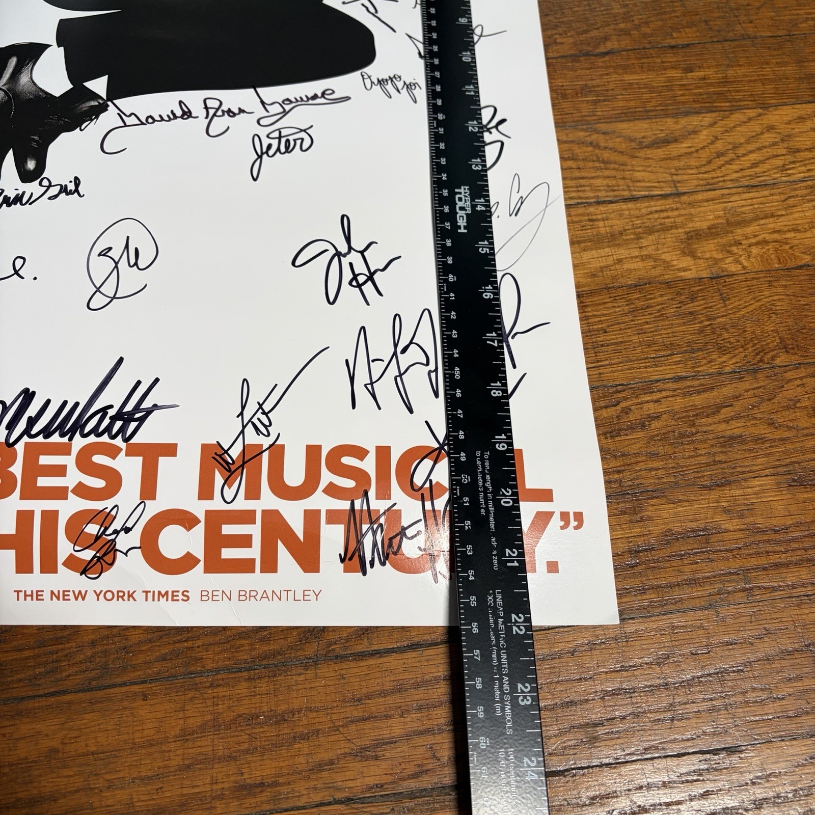 The Book of Mormon Poster Hand Signed by the Cast 14×22 Inches