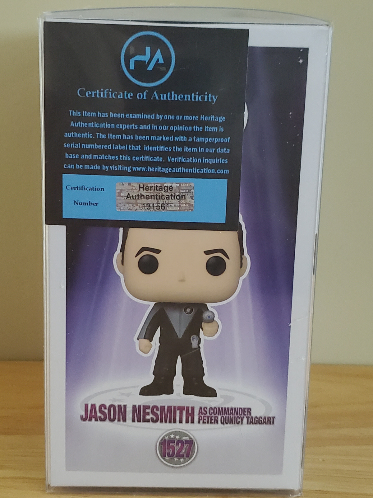 Tim Allen Signed Autographed Jason Nesmith Funko Pop # 1527 with HA COA