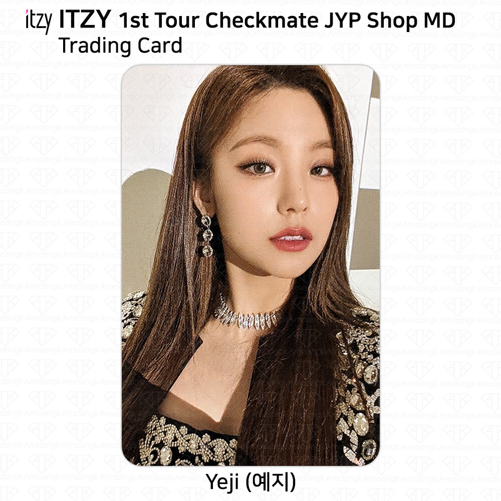 ITZY 1st Tour Checkmate Official MD Trading card Photocard JYP SHOP KPOP K-POP