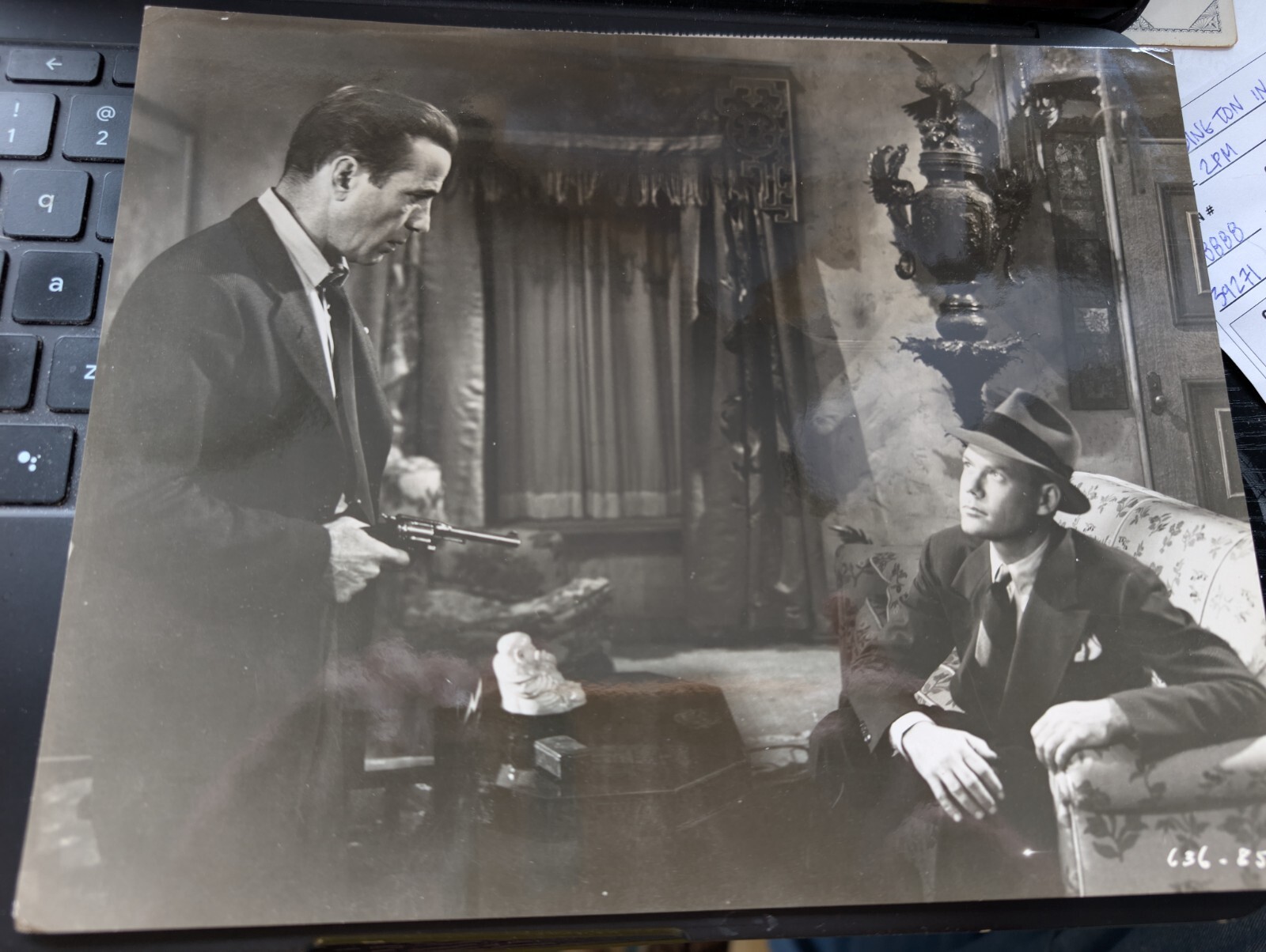 1946 9 1/2 x 7 1/2- Original Press Foto- THE BIG SLEEP- Humphrey Bogart