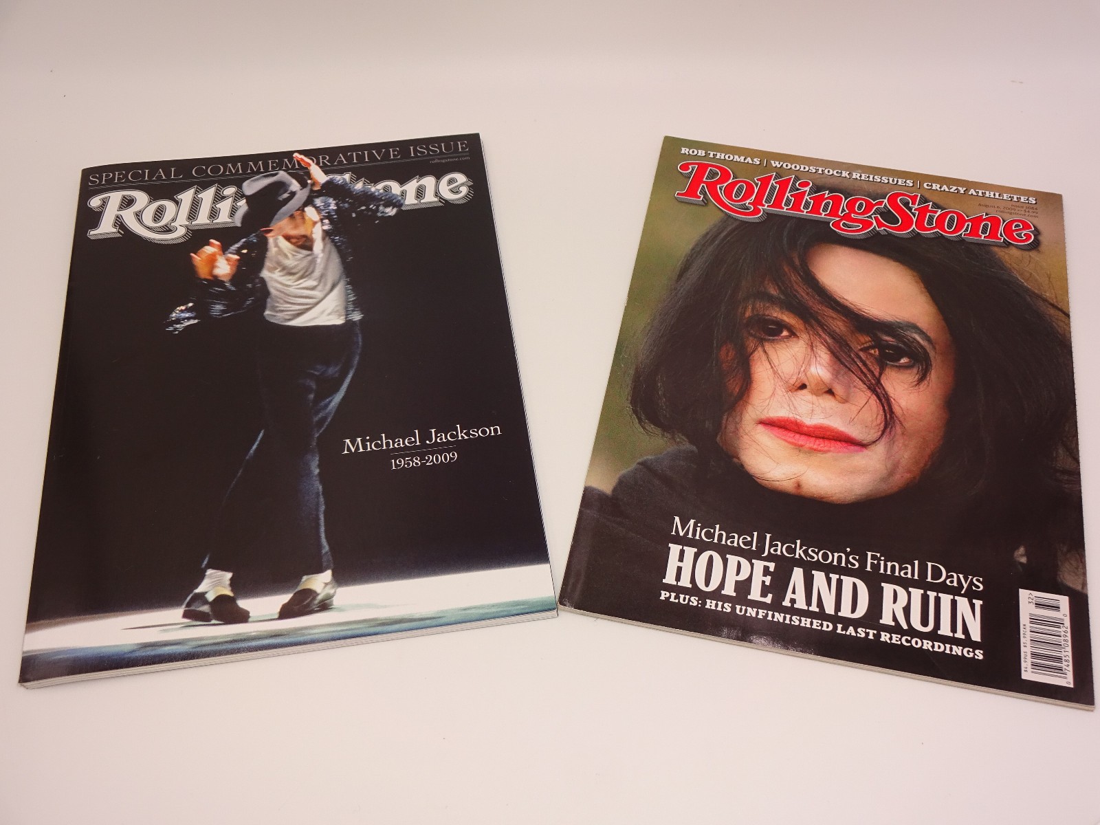 2 Magazines Rolling Stone Michael Jackson Special Commemorative Issue 2009