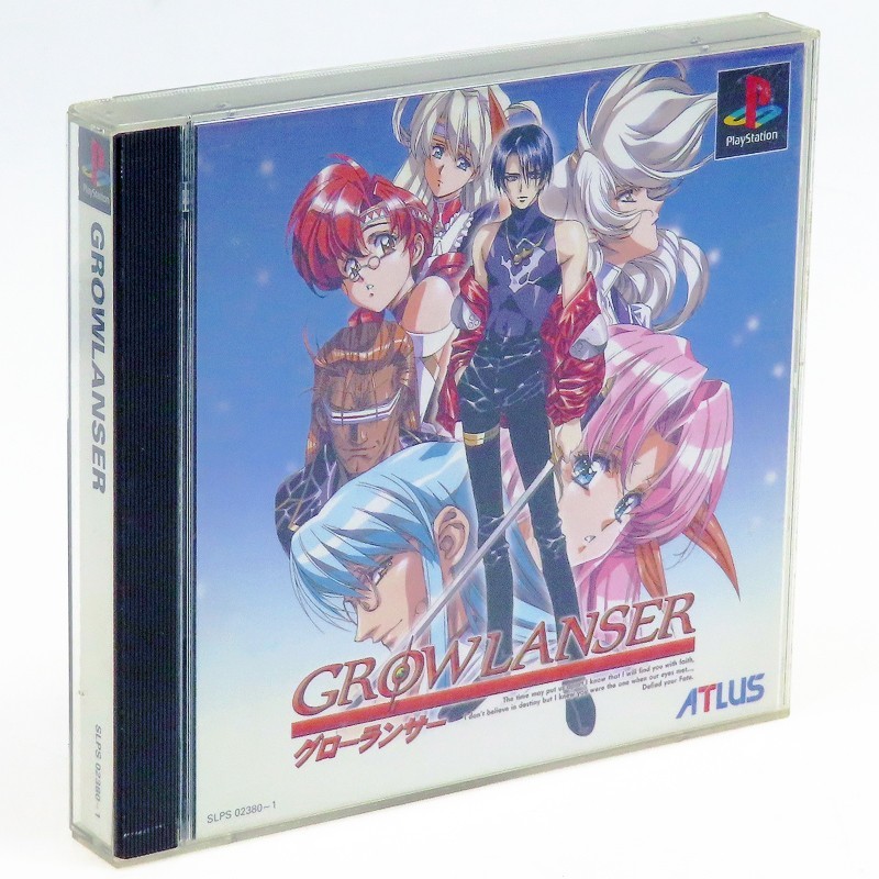 GROW LANSER PS1 Sony Japan Import PlayStation ATLUS Anime Simulation RPG NTSC-J