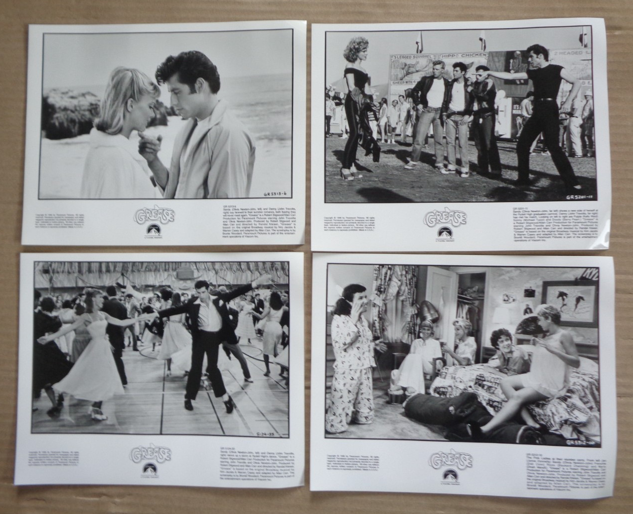 Grease 1998 20th Anniversary press kit John Travolta Olivia Newton-John