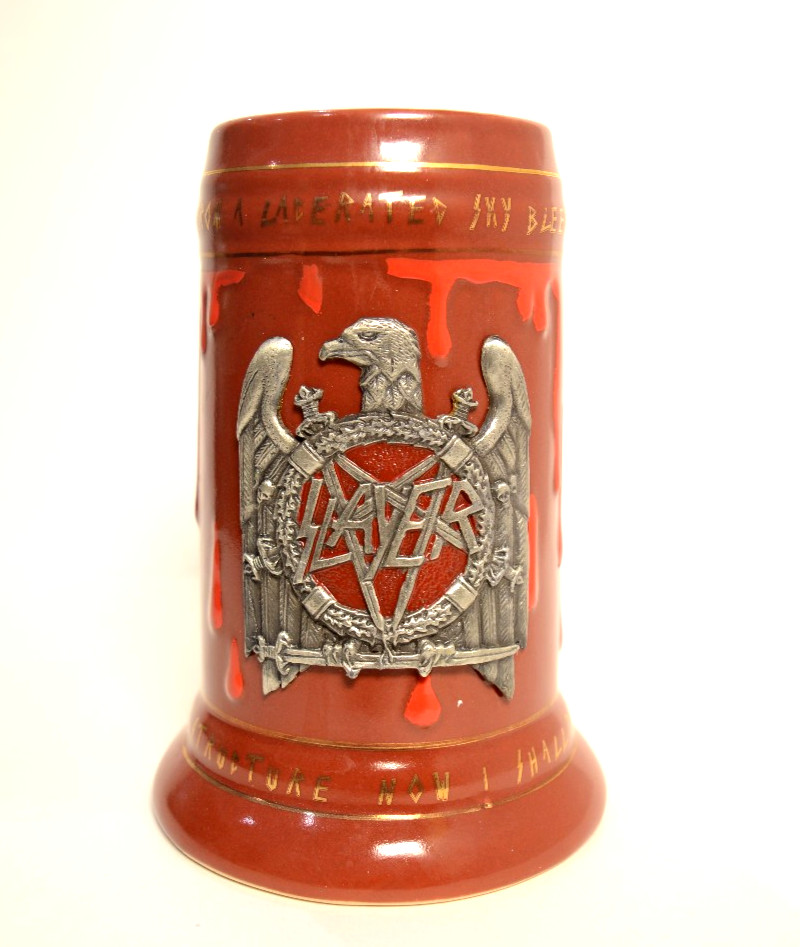 Slayer Reign in Blood Beer Stein Mug 2013 RARE Only 250 made – no lid