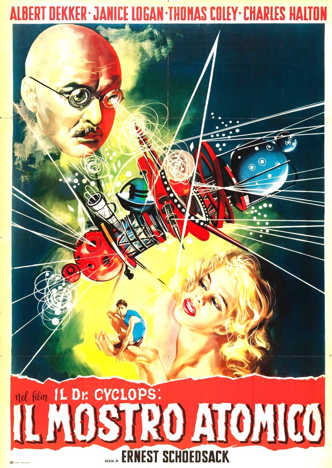 1940 Doctor Cyclops Movie Poster 11X17 Albert Dekker Thomas Coley Janice Logan🍿