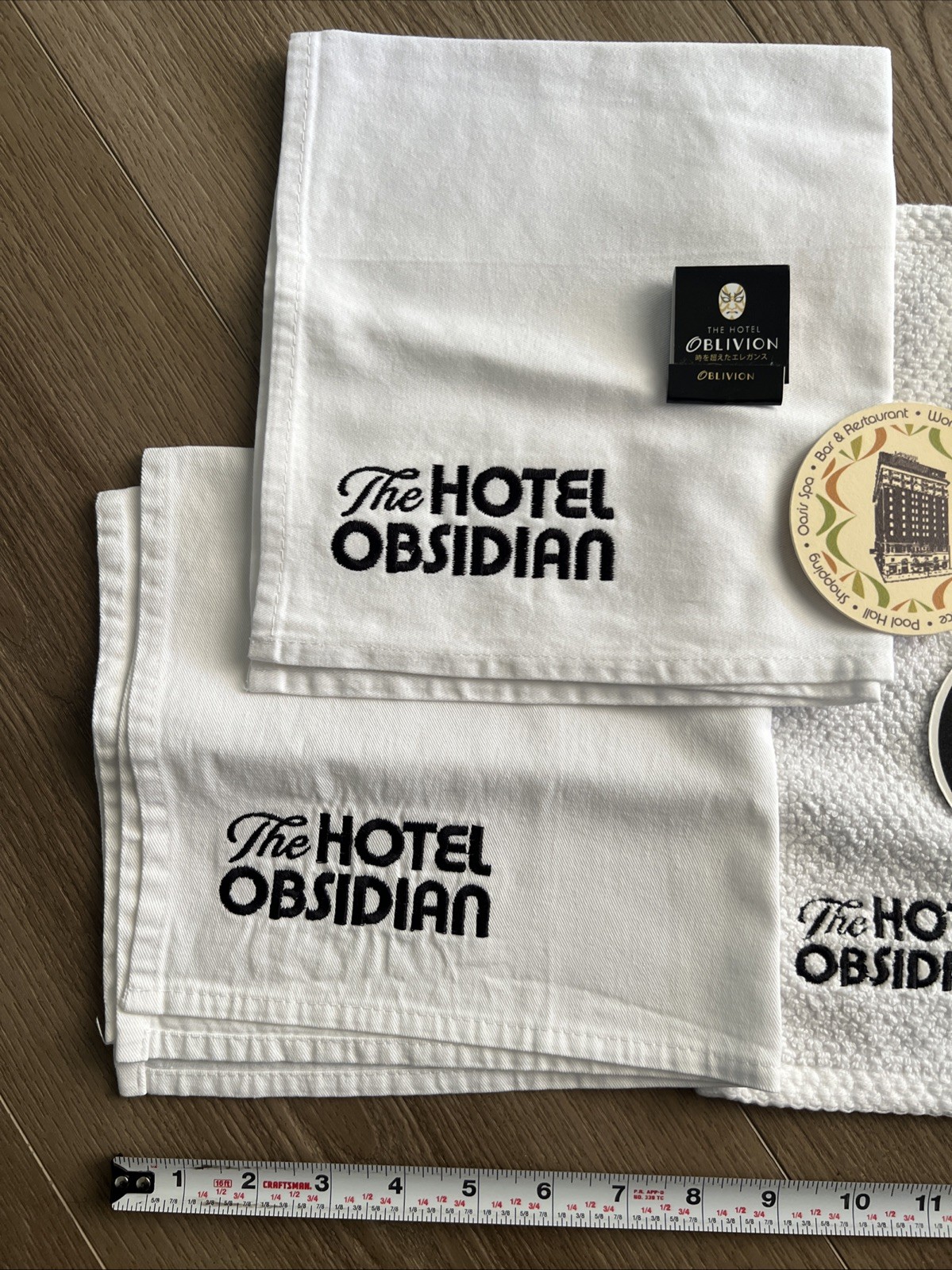 Netflix Umbrella Academy Production Made TV Prop Hotel Oblivion Spa Bottles Lot