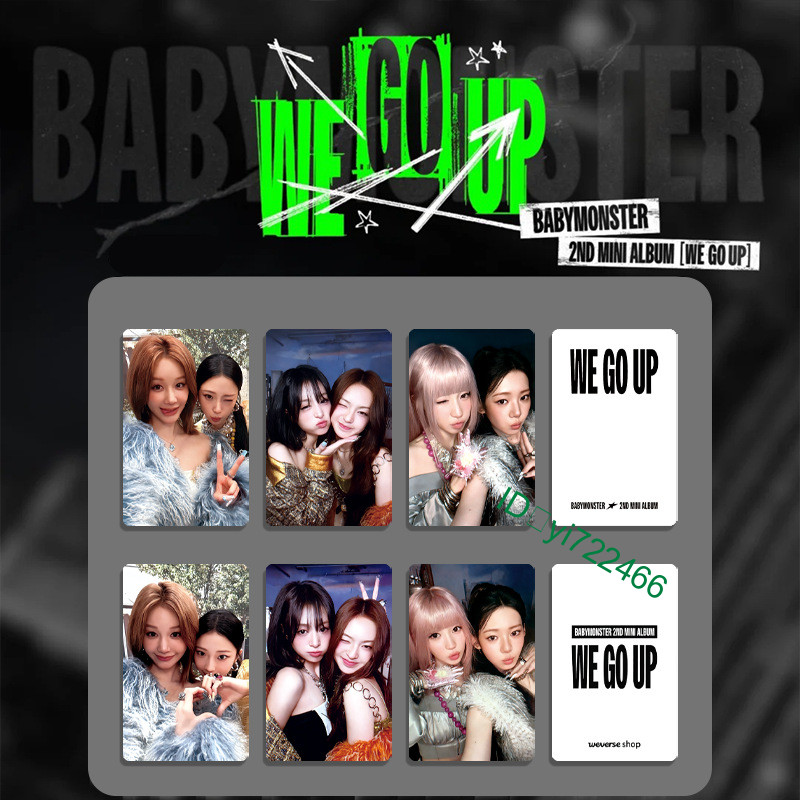 6pc/set Hot BABYMONSTER《WEGOUP》Pharita Ahyeon Album Photocard Special Photocard