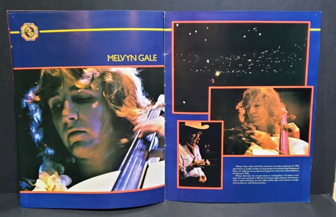 1978 ELECTRIC LIGHT ORCHESTRA – E.L.O. – Concert Tour Program – Fort Worth, TX