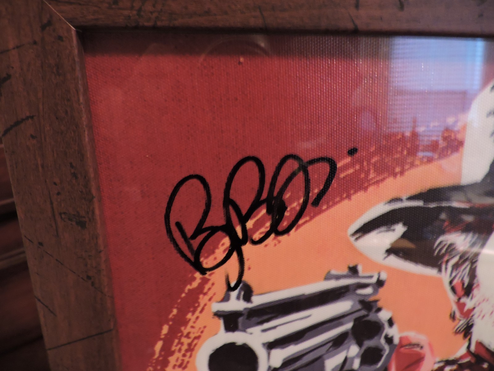 SIGNED CANVAS Red Dead Redemption II Roger Clark/Arthur Morgan SEVEN AUTOGRAPHS