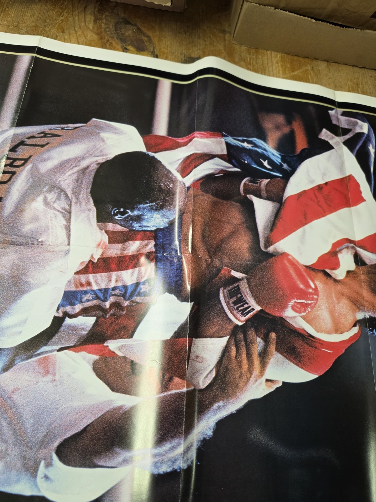 1985 ROCKY IV Sylvester Stallone 27×41 Original Movie Poster FOLDED NSS 850052