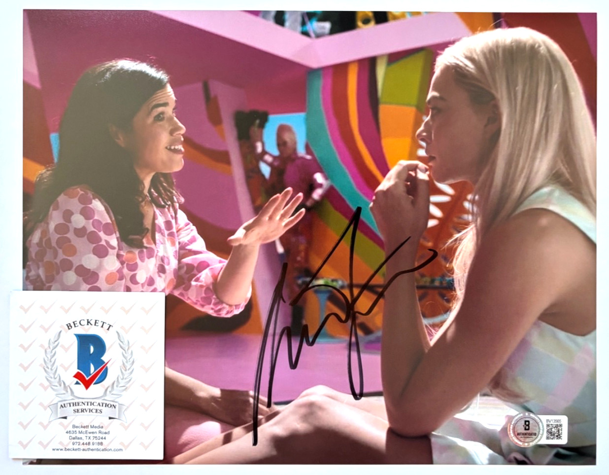 AMERICA FERRERA SIGNED BARBIE MOVIE 8X10 PHOTO GLORIA UGLY BETTY SUPERSTORE BAS
