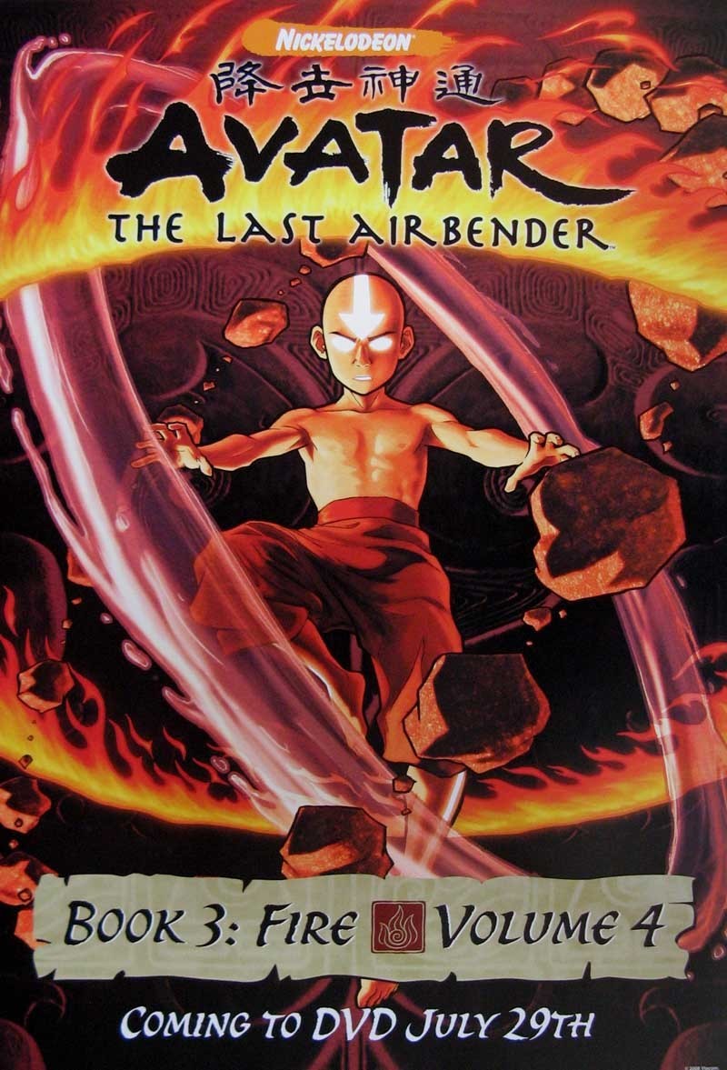 Avatar Last Bender Book 3 SDCC Comic Con 2008 Poster