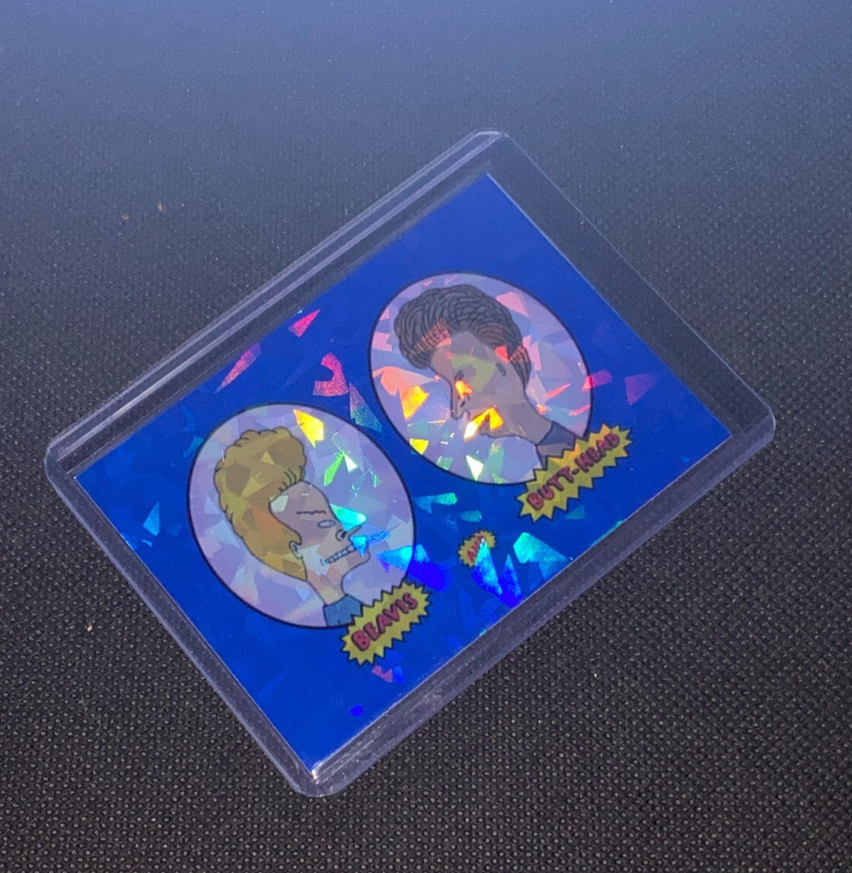 Beavis and Butthead Custom Mini Poster Holo Foil Refractor Trading Card