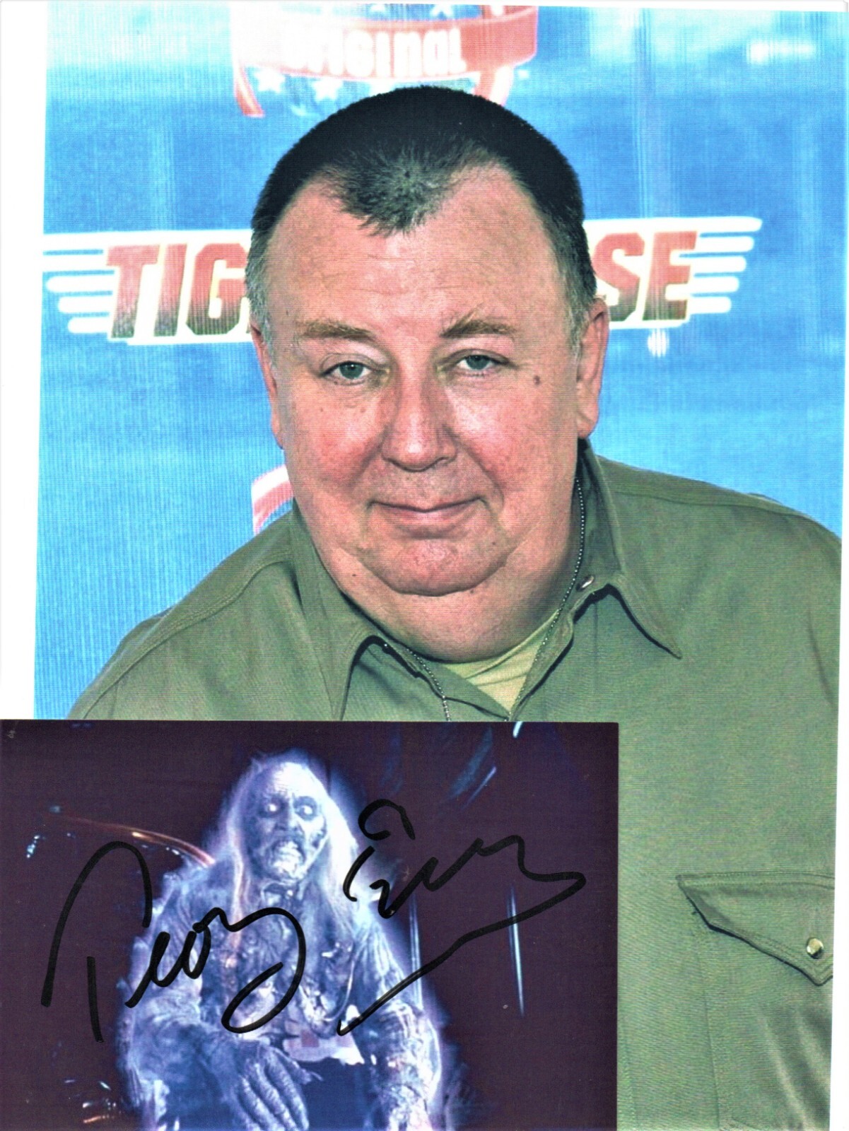 Troy Evans AUTOGRAPHED Hand SIGNED 4X6 Photo +8×10 unsigned photo. no2