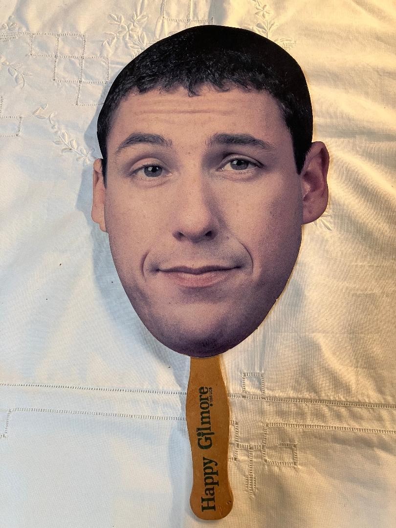 HAPPY GILMORE ORIGINAL Promo Stick Fan 1995 Video Release MCA/Universal