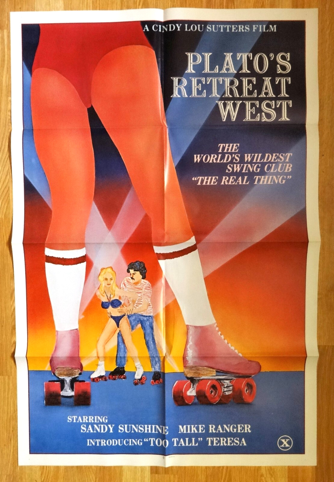 PLATO’S RETREAT WEST – XXX 27×41″ – 1983 Original Adult Movie Poster