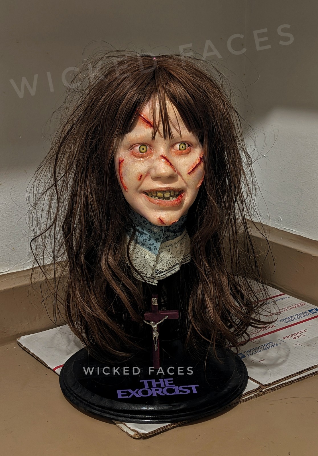 the exorcist Regan bust