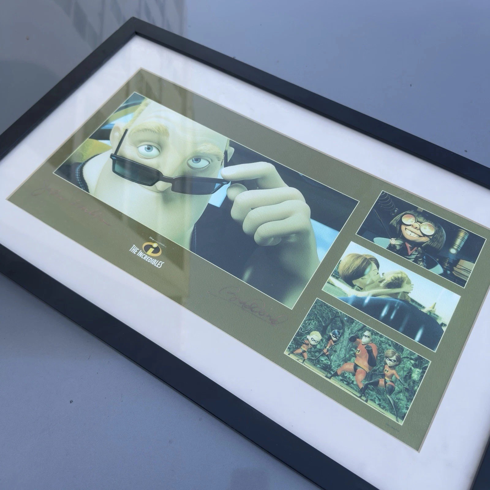 Signed Incredibles by Brad Bird & John Walker Disney Pixar Autograph