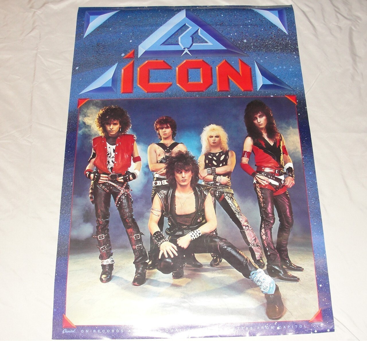Icon – Hard Rock/Metal, Record Store Promo Poster (24″ wide x 36″ tall), 1984