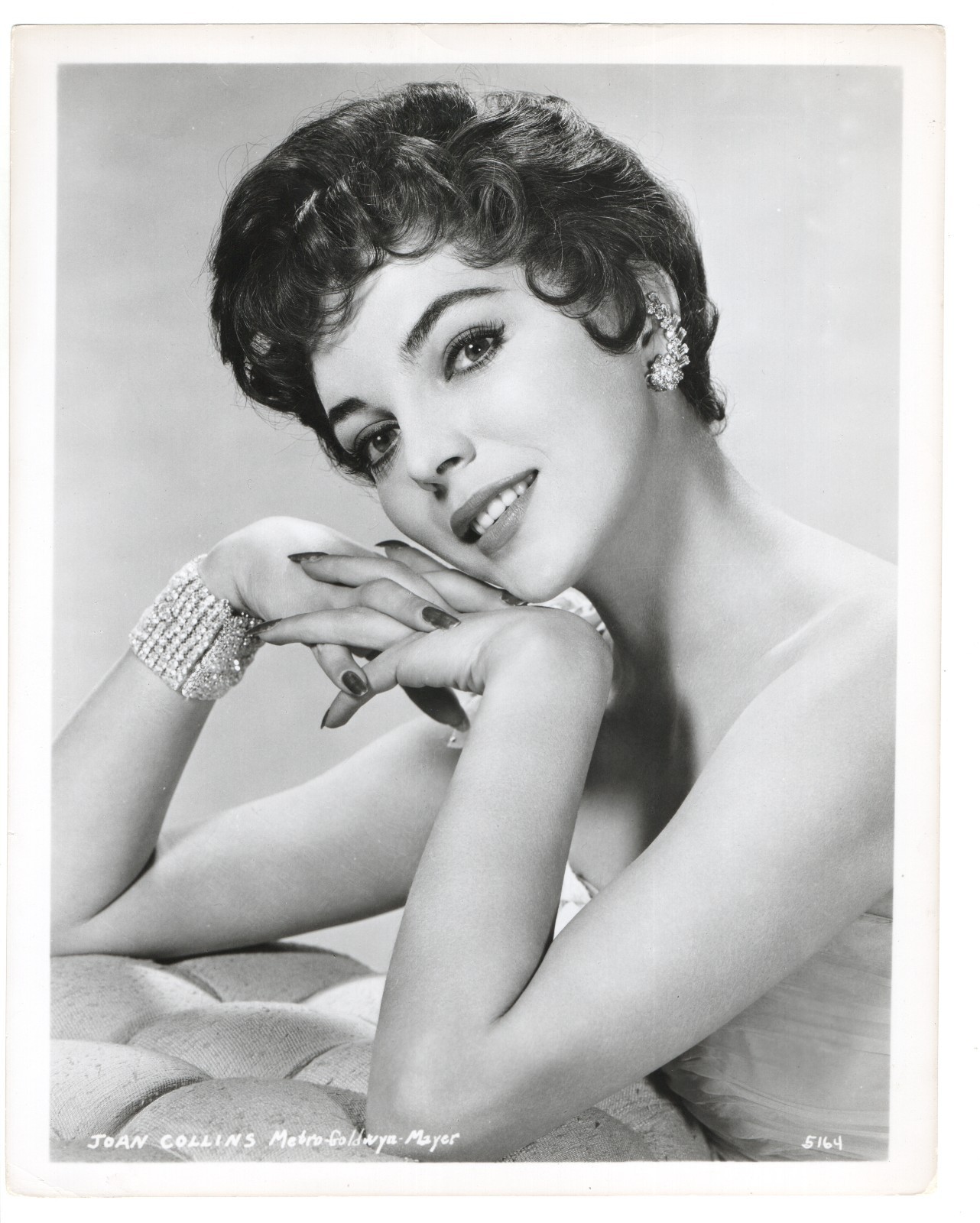Joan Collins MGM Portrait Orig 1950s 8×10 Photo