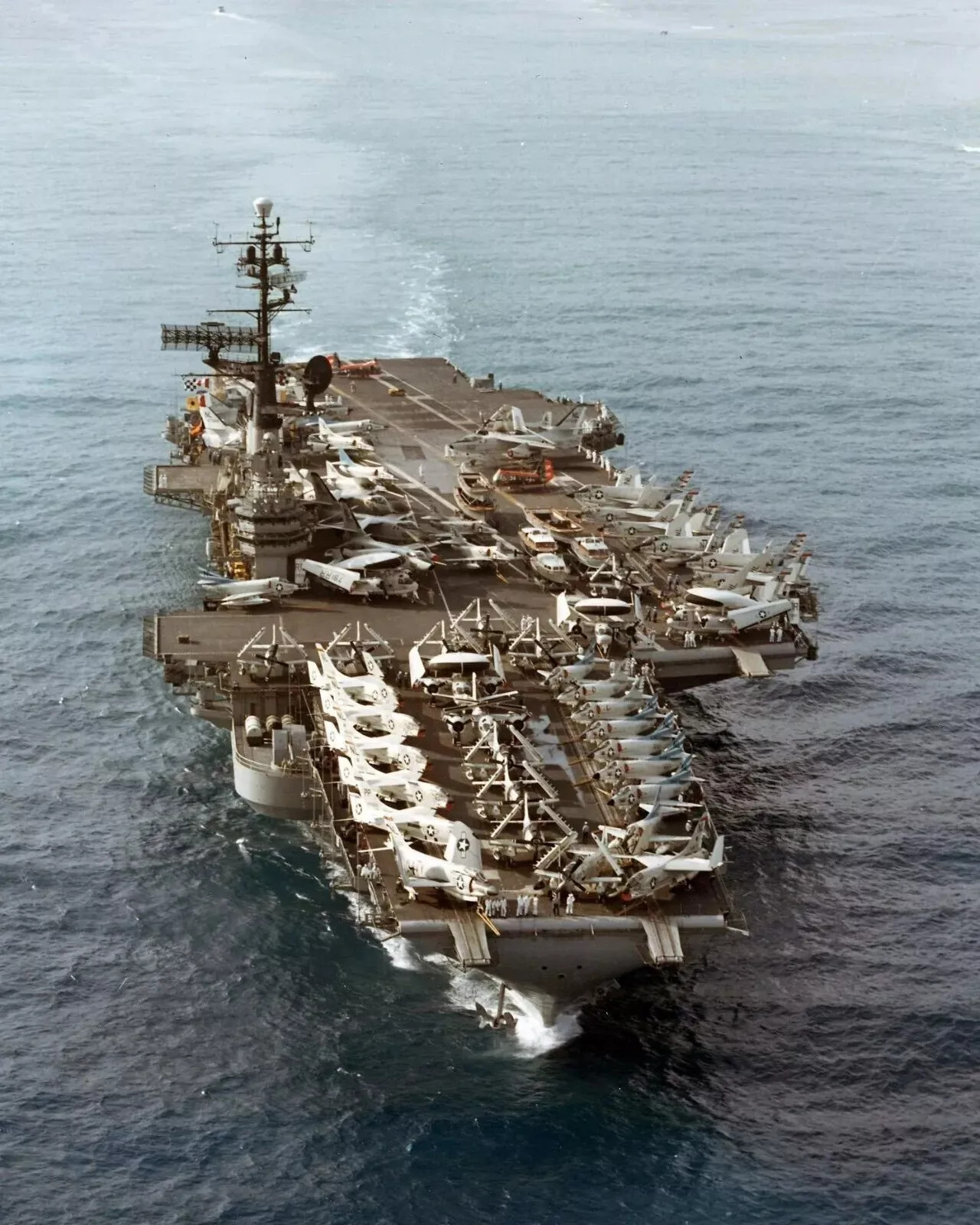 Uss Coral Sea Cva-43 Navy Us Usa Military Aircraft Carrier Ship 8×10 Picture Cel