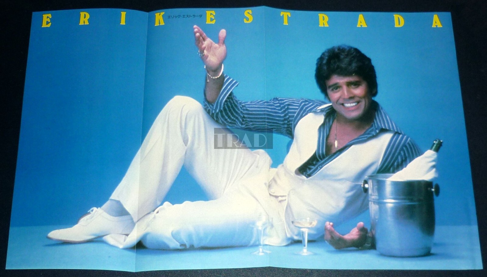 ERIK ESTRADA Chips 1981 JPN Pinup Poster 10″x16″ (25.5x41cm) #ub/k