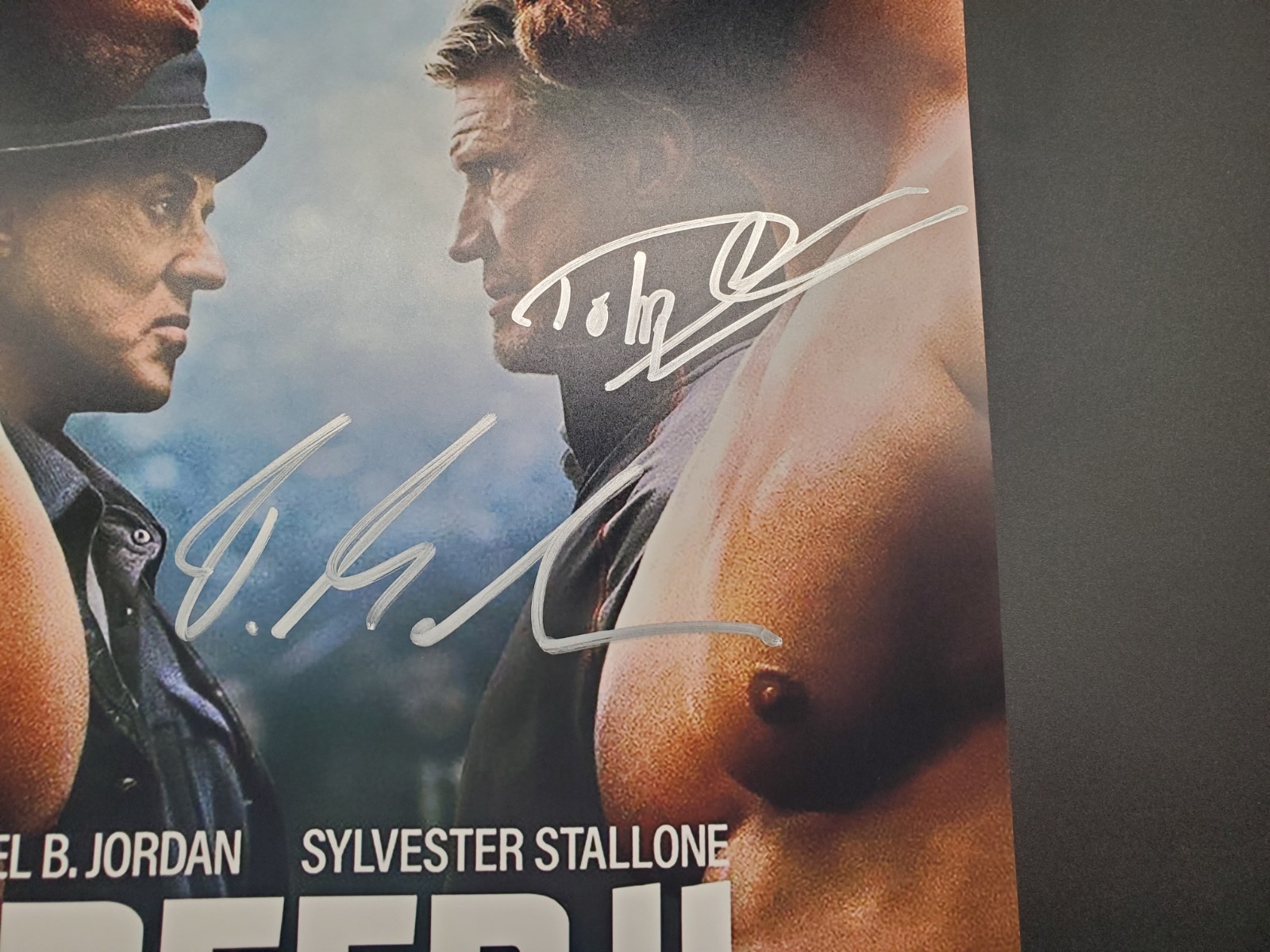 FLORIAN MUNTEANU Viktor Drago Dolph Lundgren CREED 2 Signed 11×14 Movie Photo