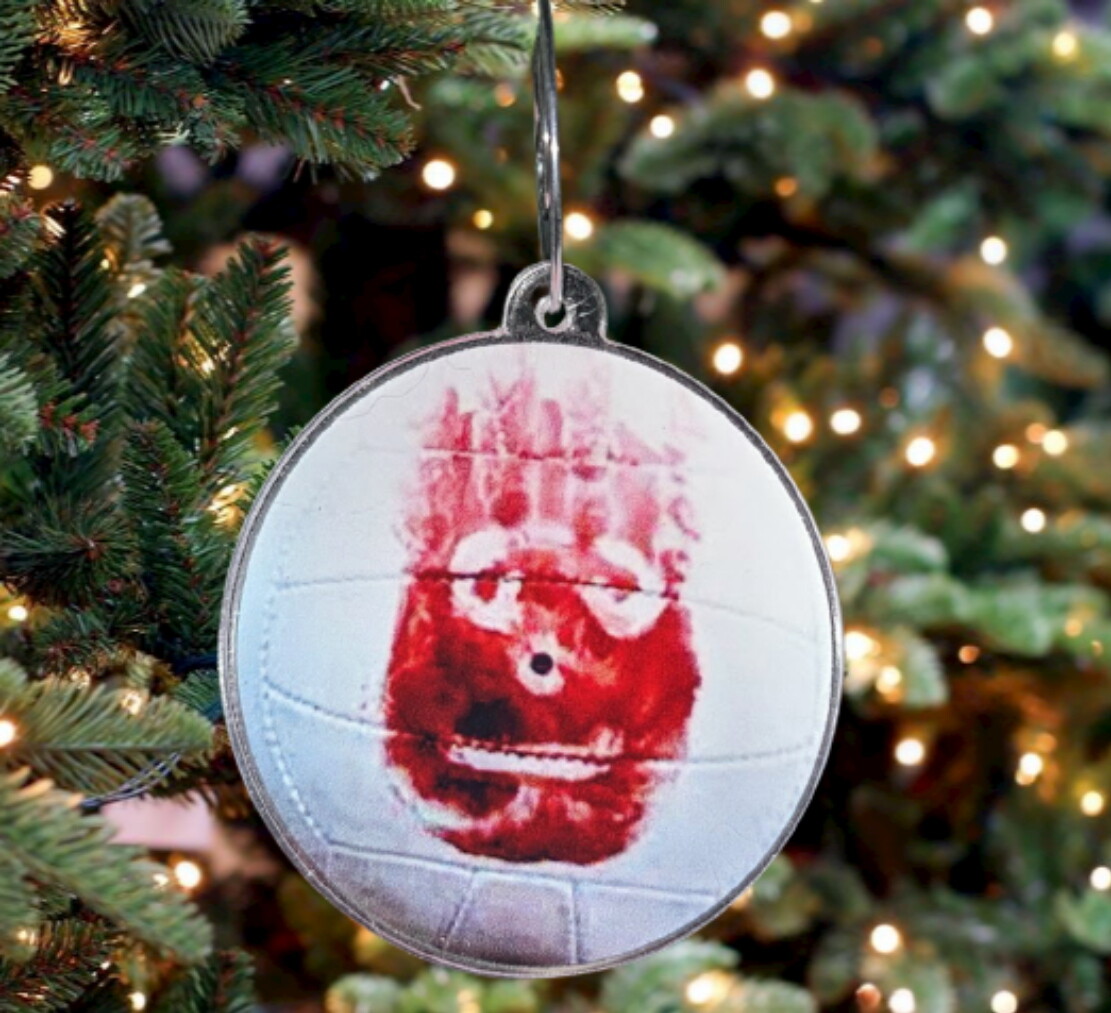 Wilson Tom Hanks Film “Castaway” Volleyball Holiday Christmas Tree Ornament LIM.