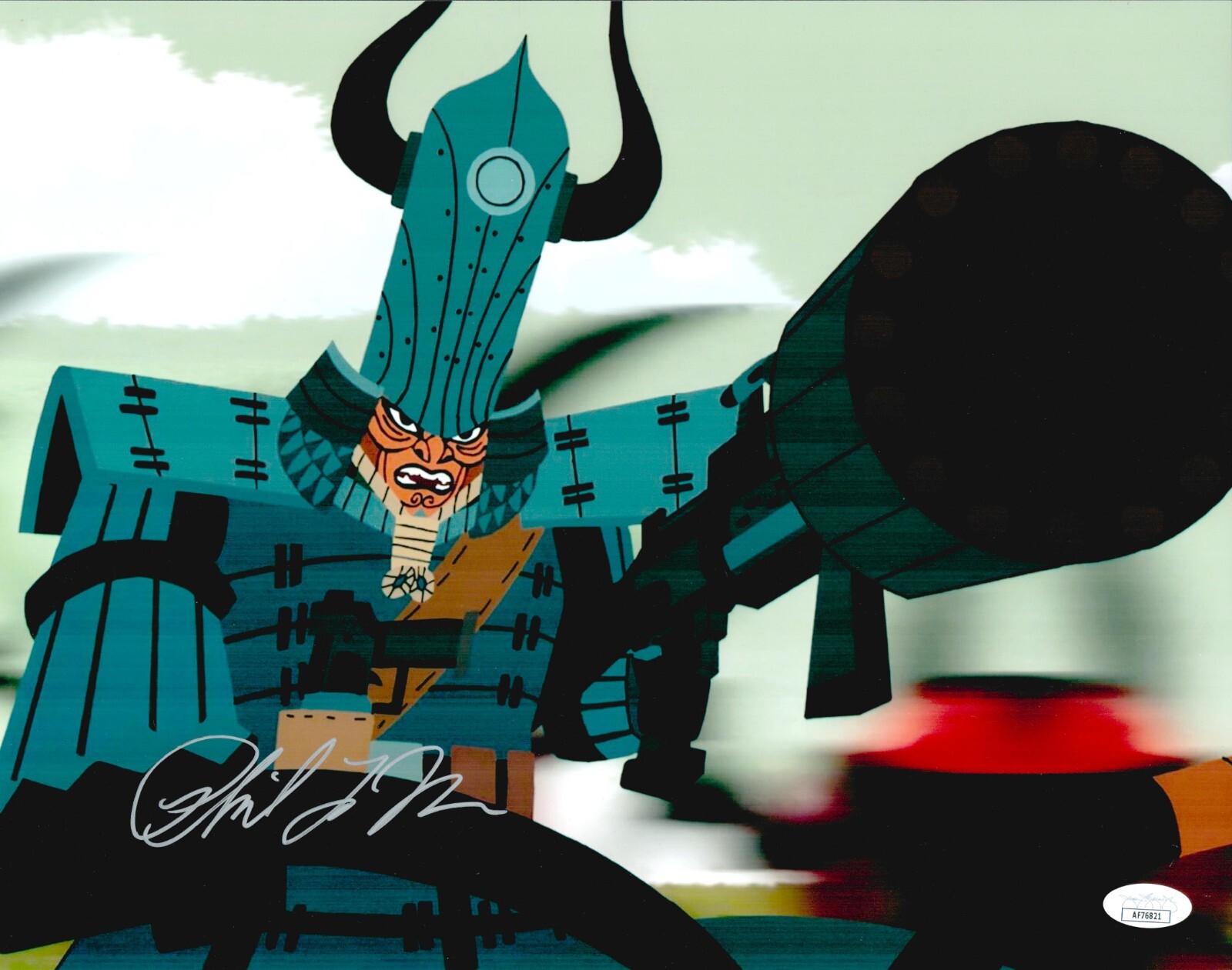 Phil LaMarr Hand Signed 11×14 Samurai Jack Authentic Autograph Photo JSA COA