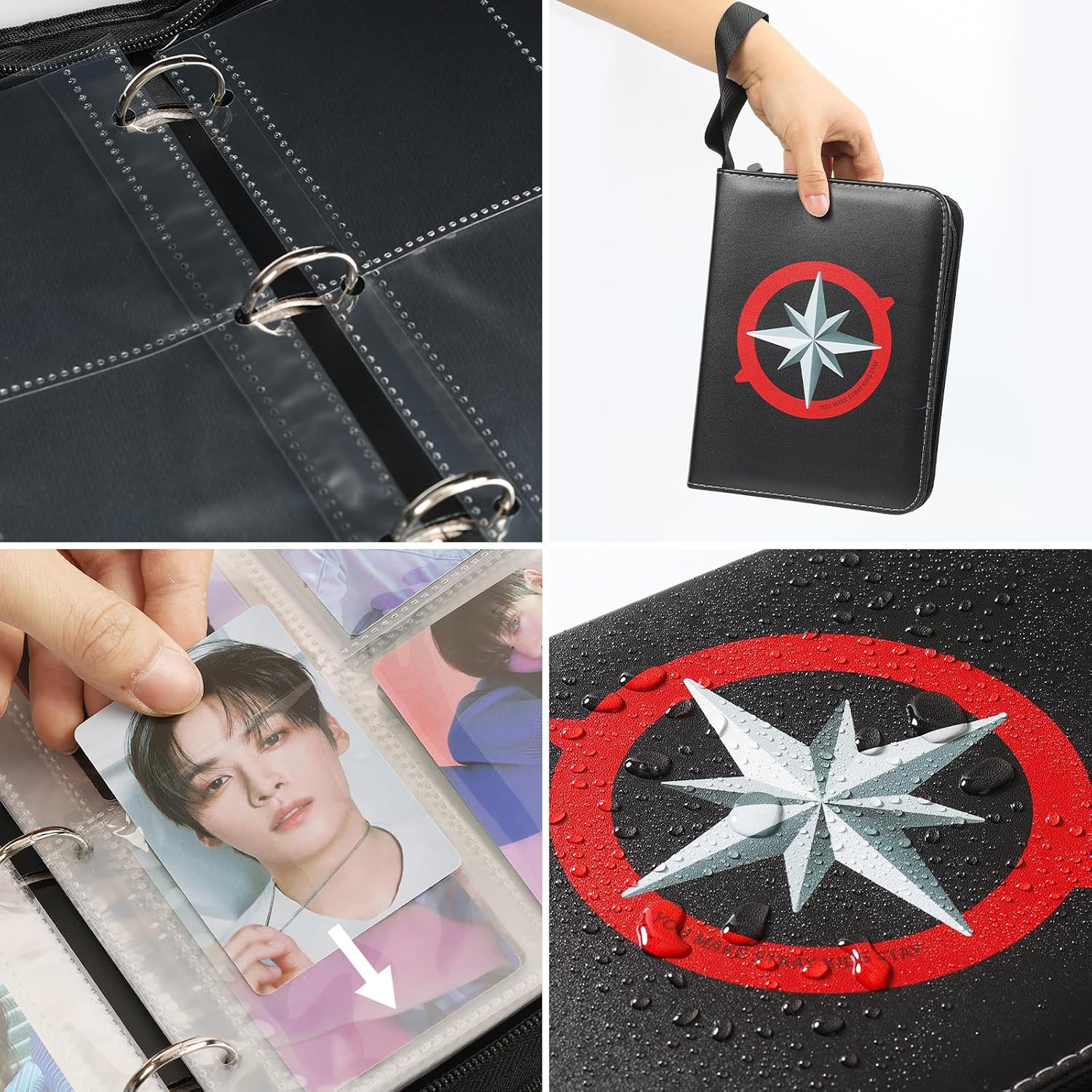 Stray Photocards Binder 400 Pockets, Skz Album Photo Card Holder Merch for Stay
