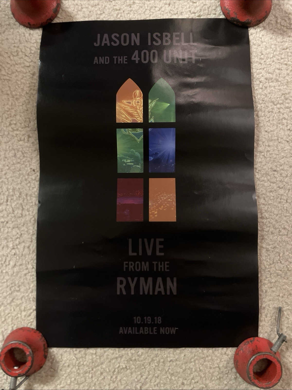 JASON ISBELL AND THE 400 UNIT Live From The Rayman 11″ X 17″ POSTER RARE PROMO