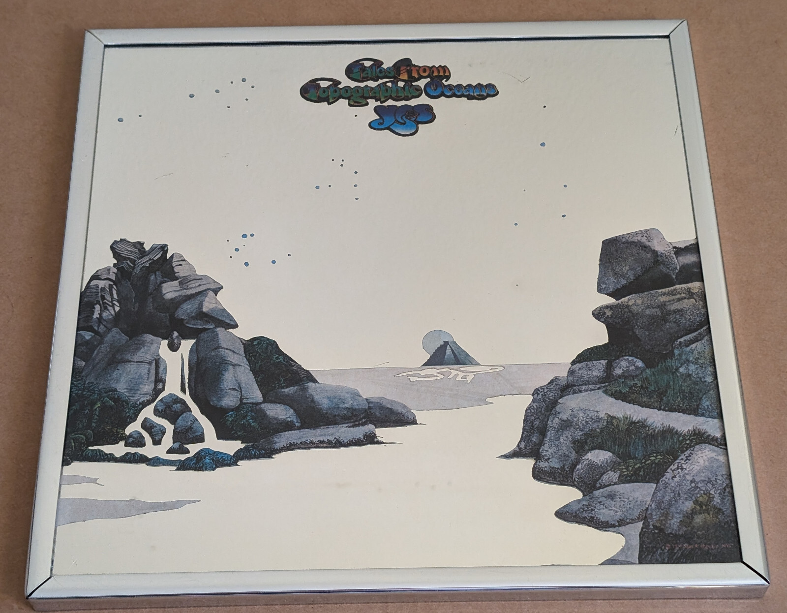 Yes TALES FROM TOPOGRAPHIC OCEANS MIRROR SUPER RARE Barry Imhoff Roger Dean HOT