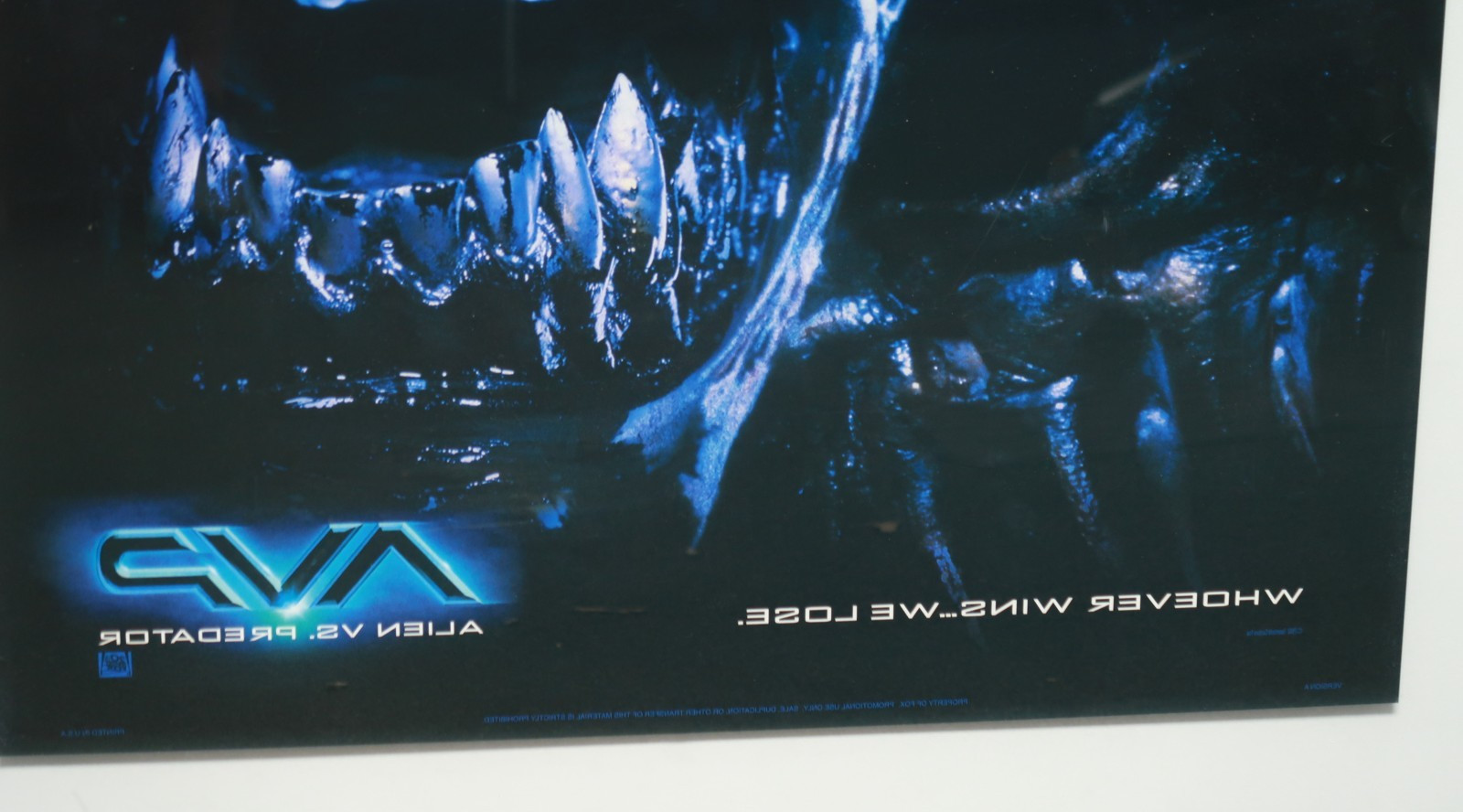 AVP Alien vs. Predator Poster Version A 2003 One Sheet 27 x 40 Rolled Summer 04