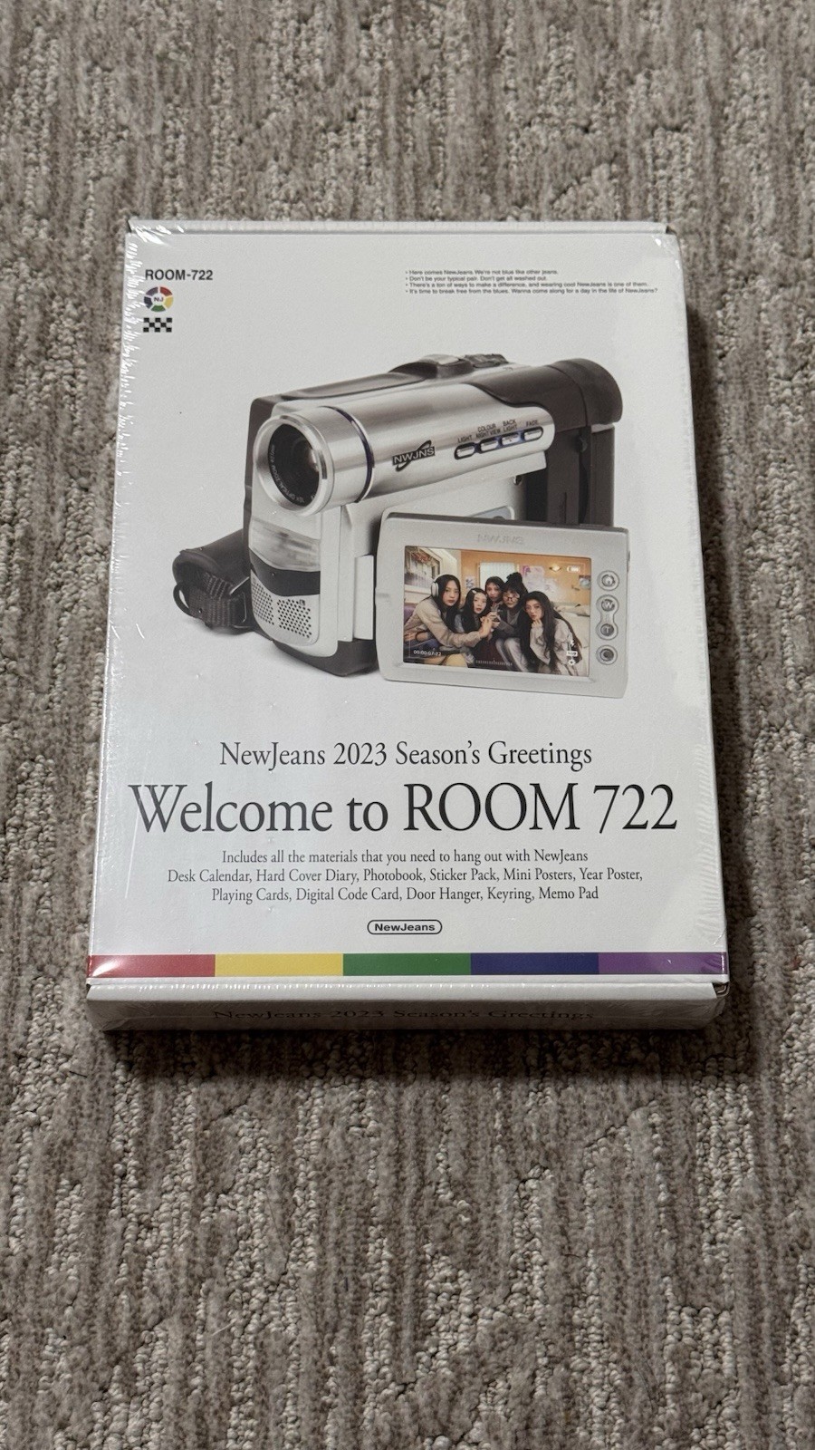 NewJeans 2023 Season’s Greetings – Welcome to ROOM 722 – Brand New and Sealed