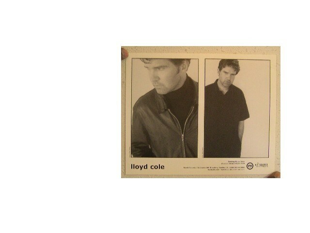 Lloyd Cole Press Kit And Photo The Negatives