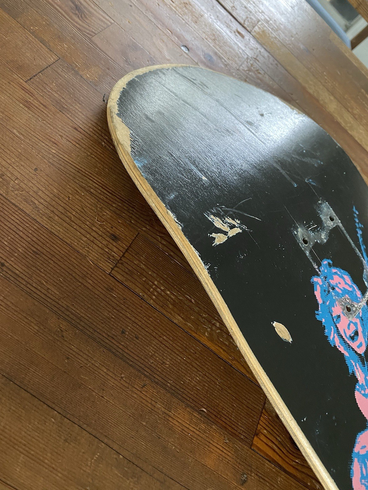 VISION Skateboard Deck Billy Joe Yarborough, Ozzy Randy Rhoads 31.5×8.5″ RARE