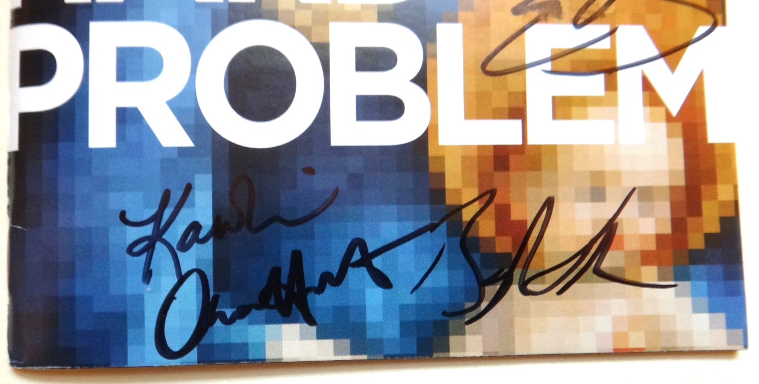 The Hard Problem Cast Signed Playbill 2018 Off Broadway Tom Stoppard