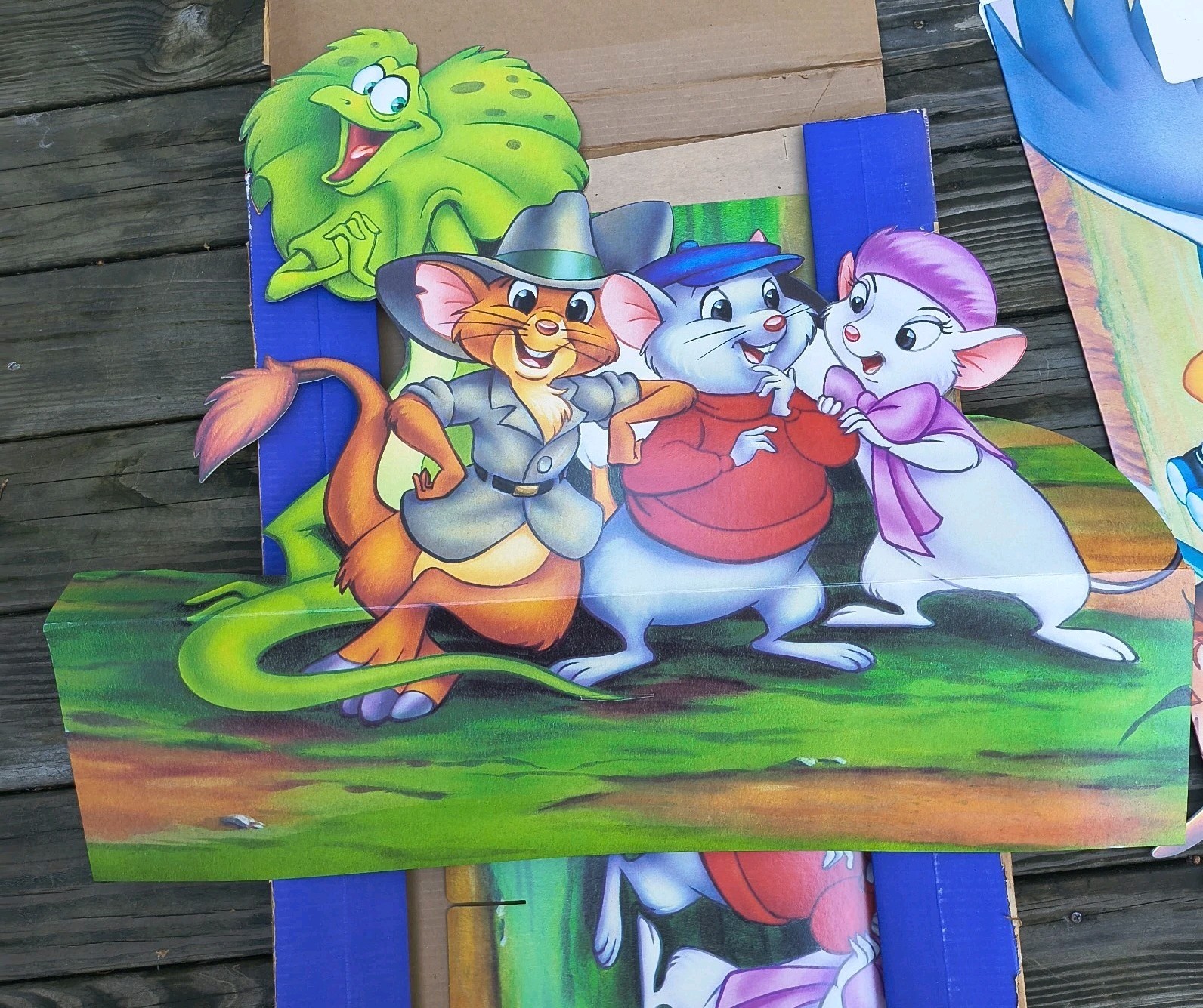 The Rescuers Down Under Video Store Standee NOS Disney Floor Display Original