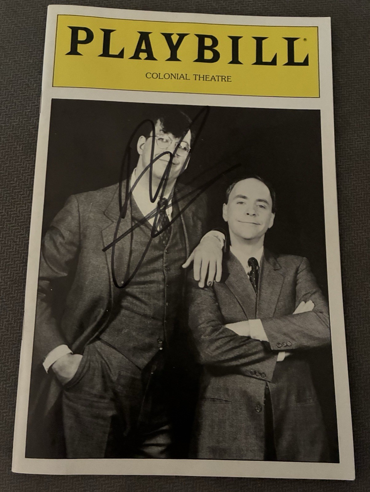 Penn and Teller Autographed Playbill 1988 Colonial Theatre Boston