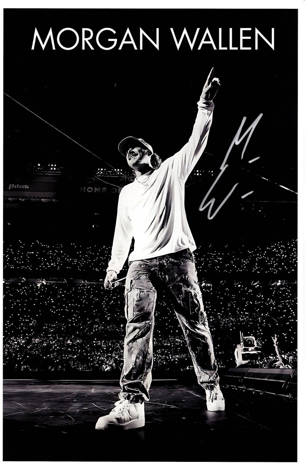 MORGAN WALLEN Signed Poster 11×17 MORGAN WALLEN