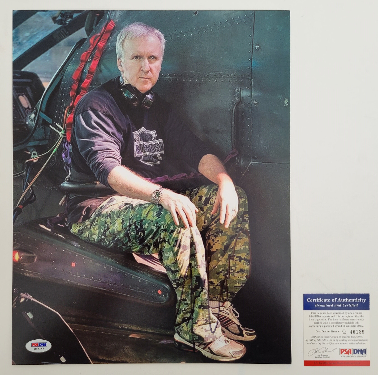 James Cameron Signed 11×14 Photo COA Proof Autographed Titanic Terminator.Avatar