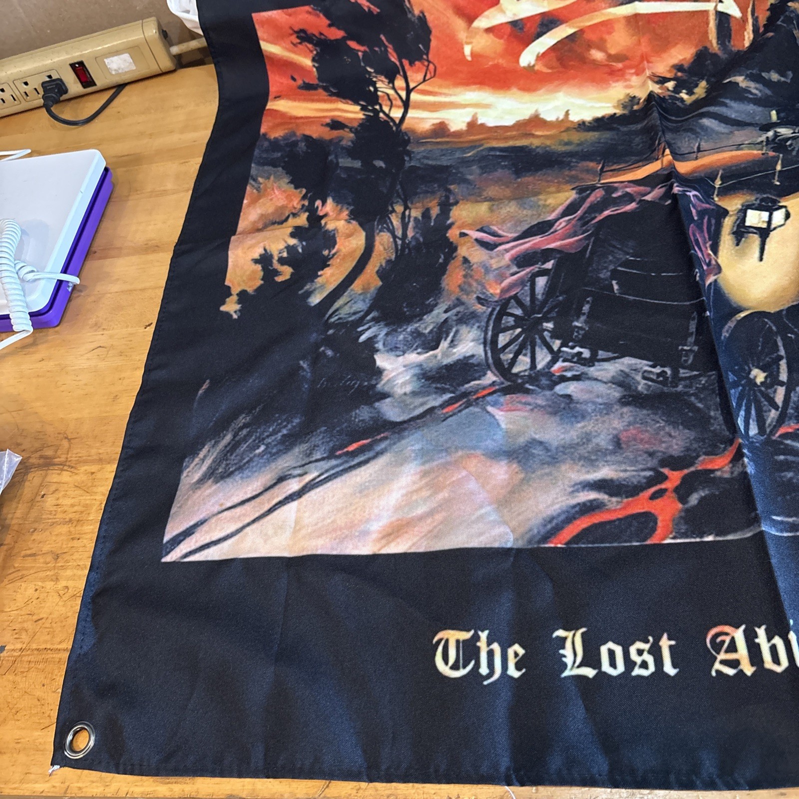 King Diamond Abigail The Lost Artwork 34×34″ Tapestry Flag Official Merch